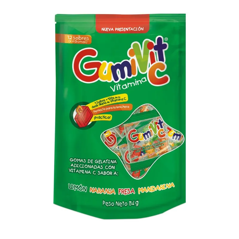 GUMIVIT - Gumivit Vitamina C En Gomas  X 12 Sobres