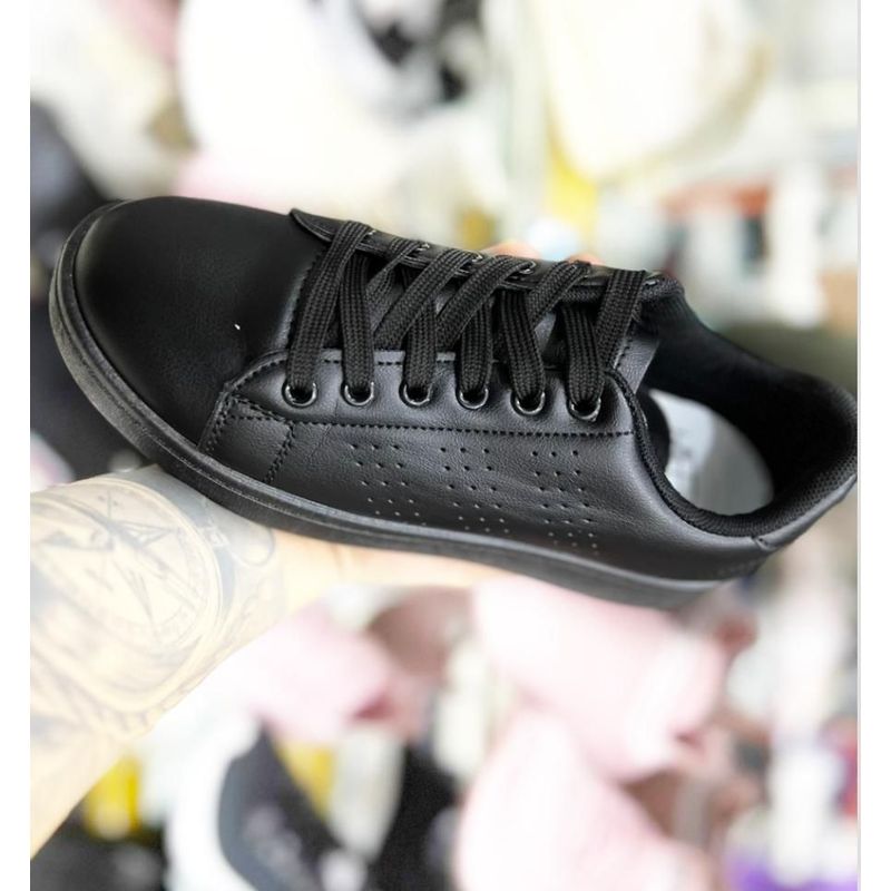GENERICO - TENIS PARA DAMA NEGRO.