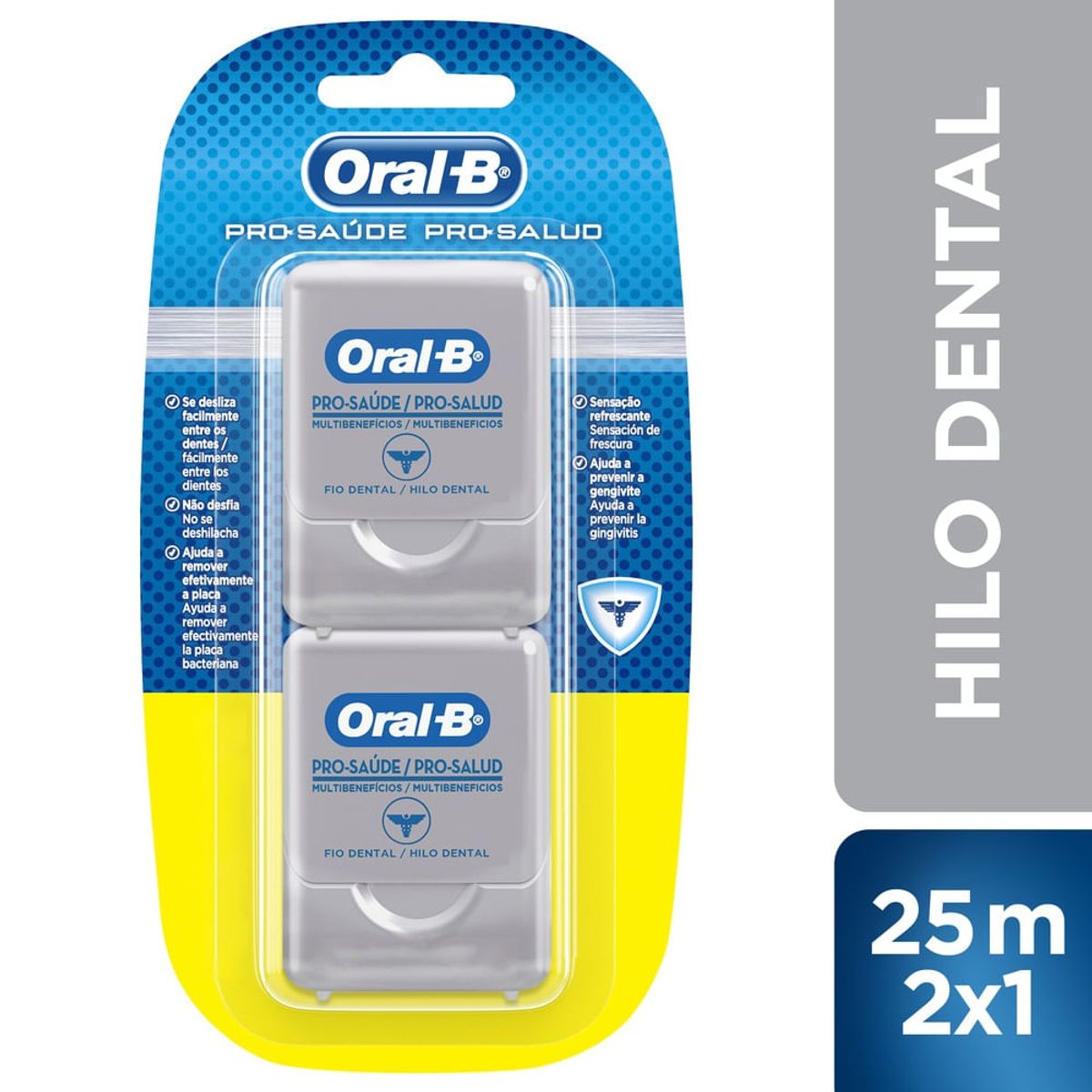 ORAL B - Seda Dental Oral B Pro-salud X 25m X 2und