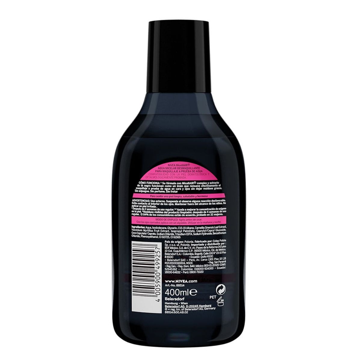 NIVEA - Agua Micellair Nivea Expert X 400ml