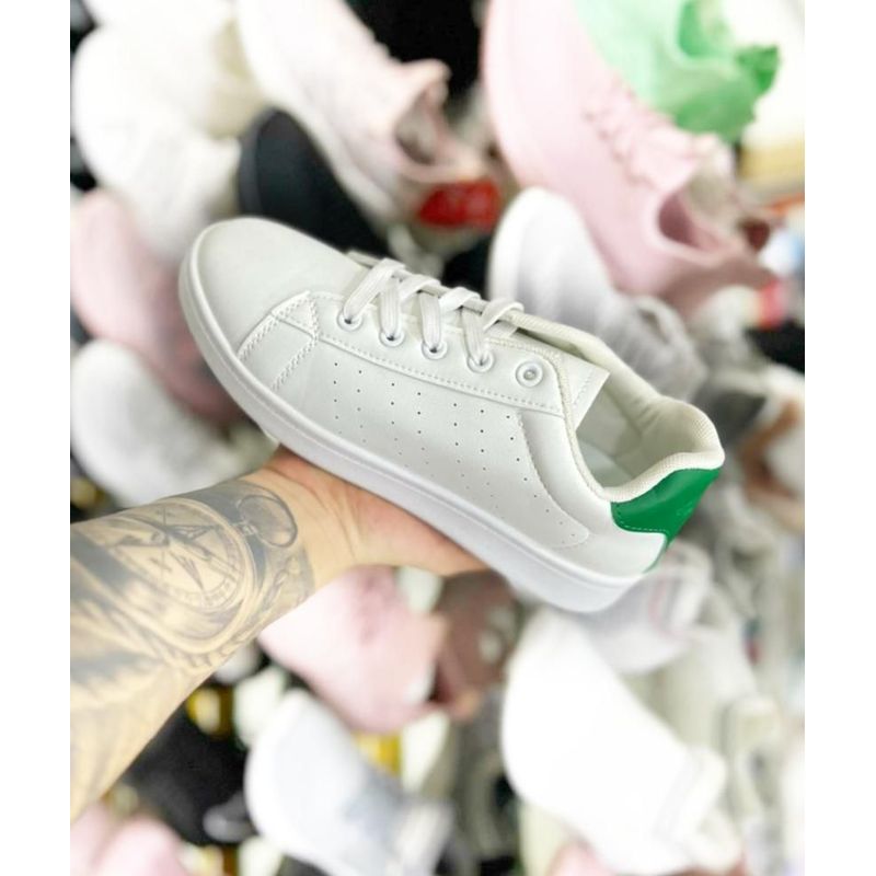 GENERICO - TENIS PARA DAMA BLANCOS.