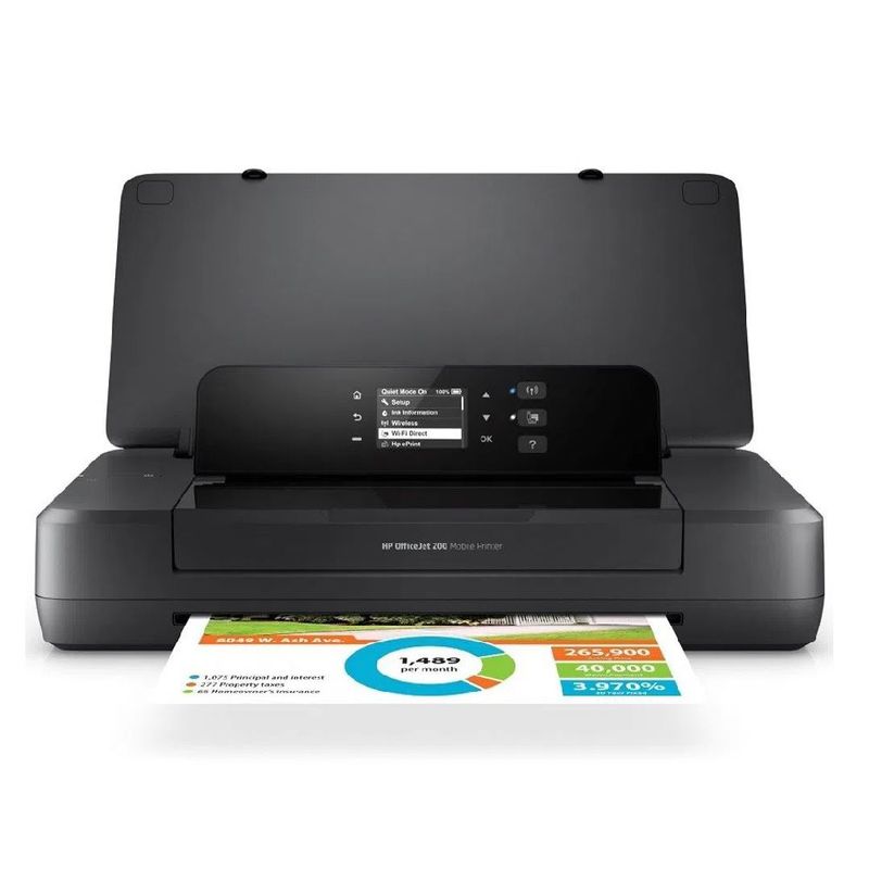 GENERICO - Impresora Portátil hp officejet 200  Wifi a color