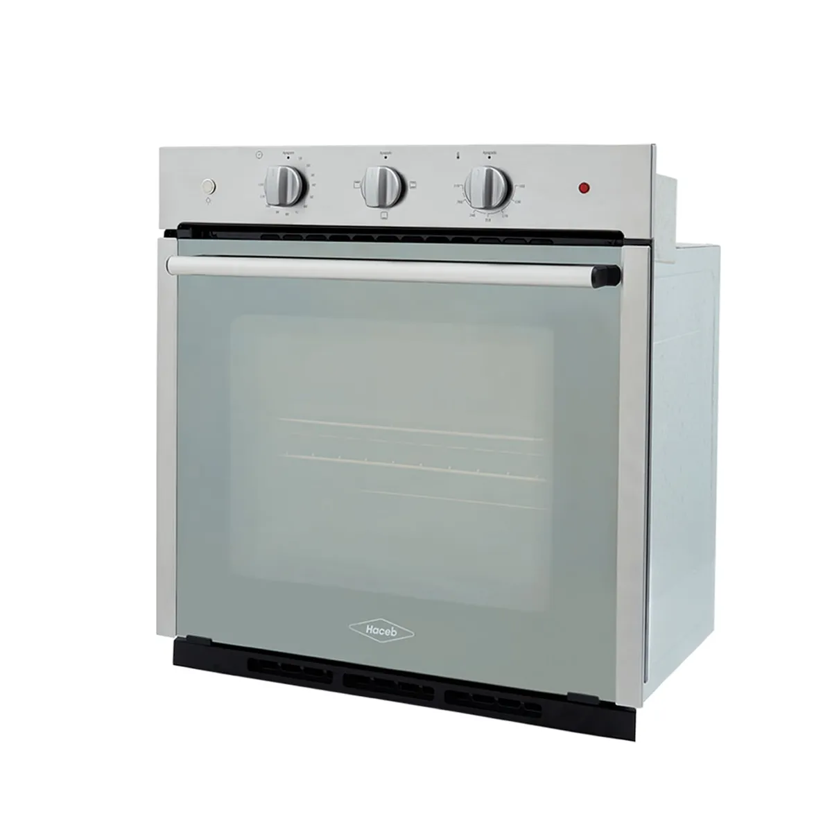 HACEB - Horno eléctrico Tandoori 60 cm inox con vidrio reflectivo 120V Haceb