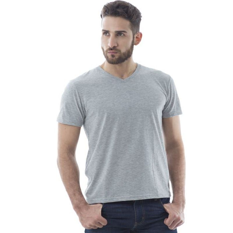 BOCARED - Camiseta Color Para Hombre Manga Corta Cuello V Básica  Keith R.