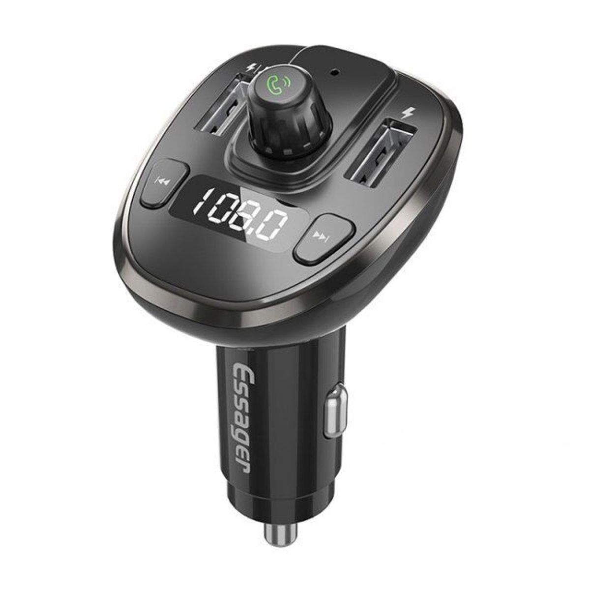 GENERICO - Cargador usb para carro 31A Essager bluetooth Trasmisor fm