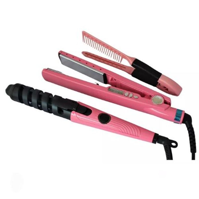 GENERICO - Combo nano titanium rosado.