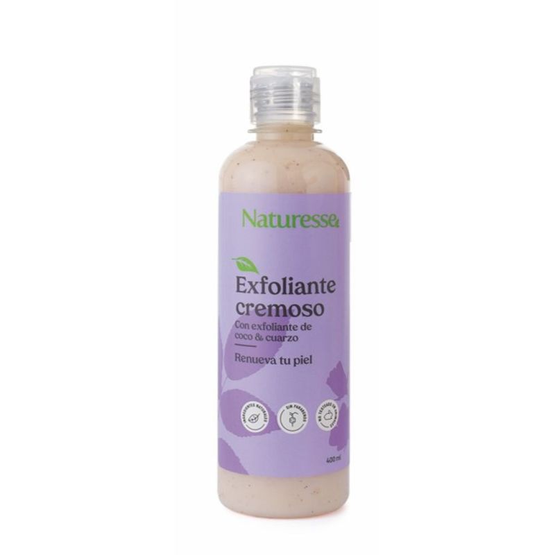 NATURESSE - NAT EXFOLIANTE DE COCO Y CUARZO X 400ML