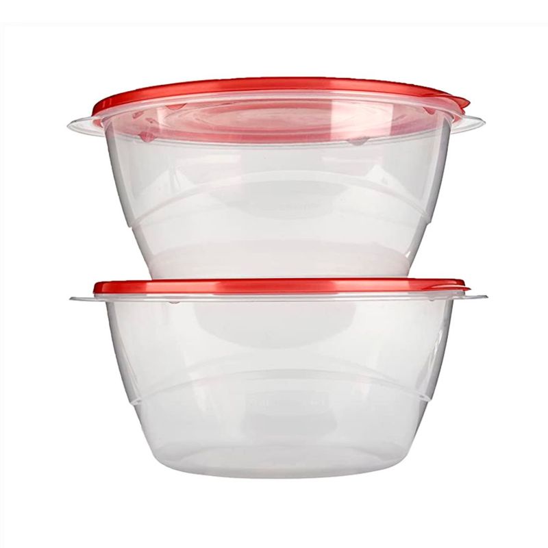 RUBBERMAID - Set Envases Plásticos X2 Rubbermaid Portacomidas 298ml