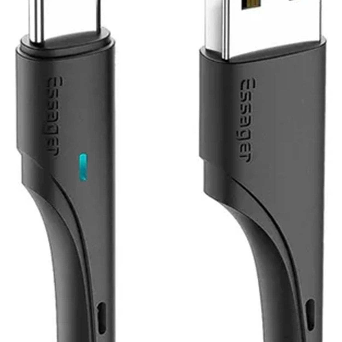 GENERICO - Cable cargador y datos essager tipo c 3a carga rapida 25 cm