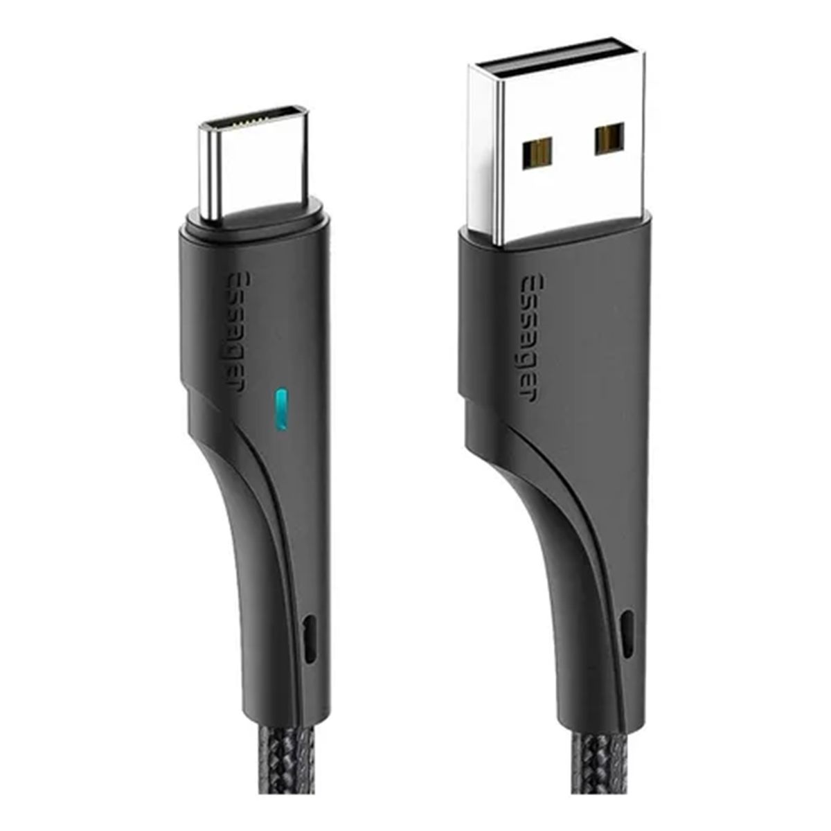 GENERICO - Cable cargador y datos essager tipo c 3a carga rapida 25 cm