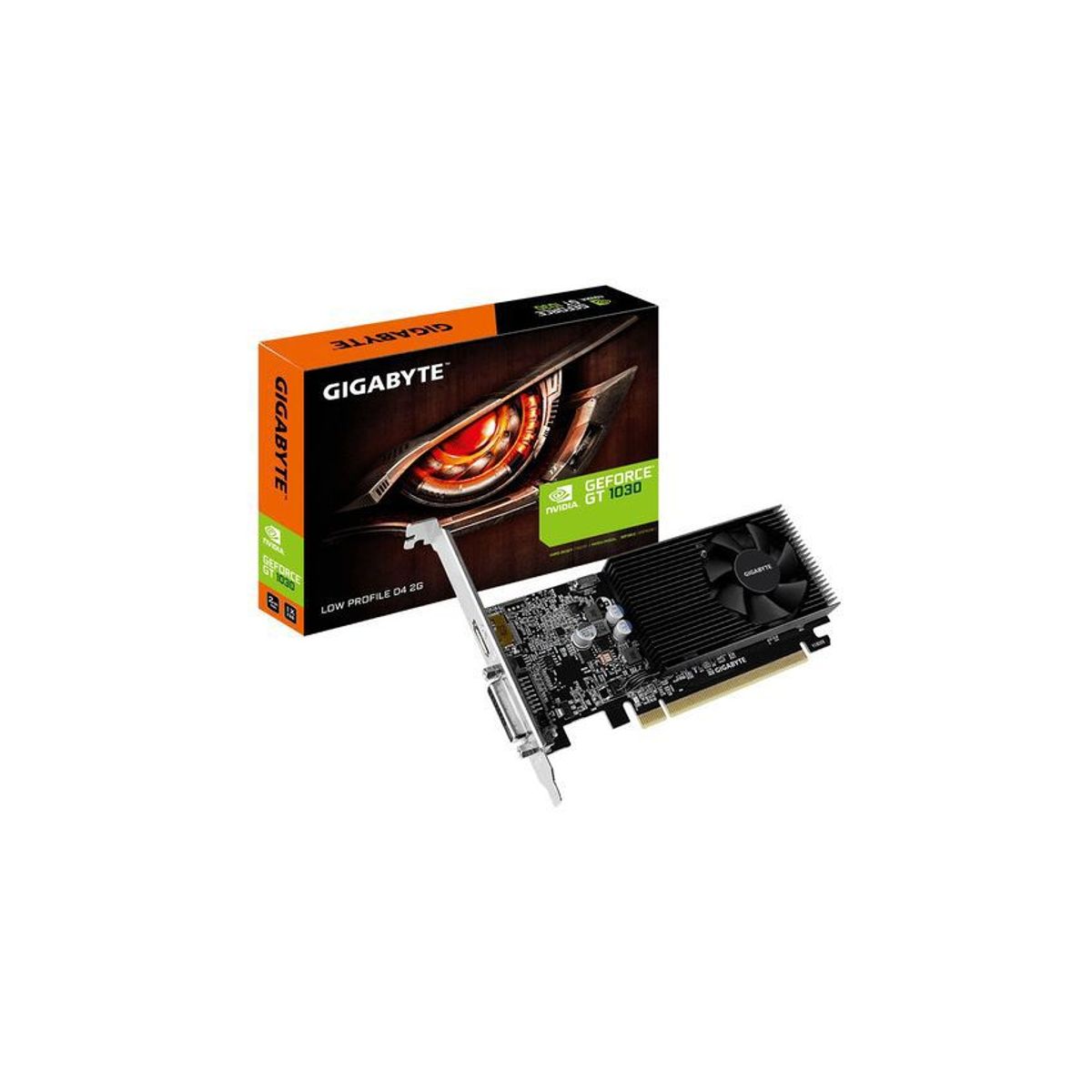 GIGABYTE - Tarjeta gráfica nvidia gigabyte geforce gt 1030 de 2gb gddr4