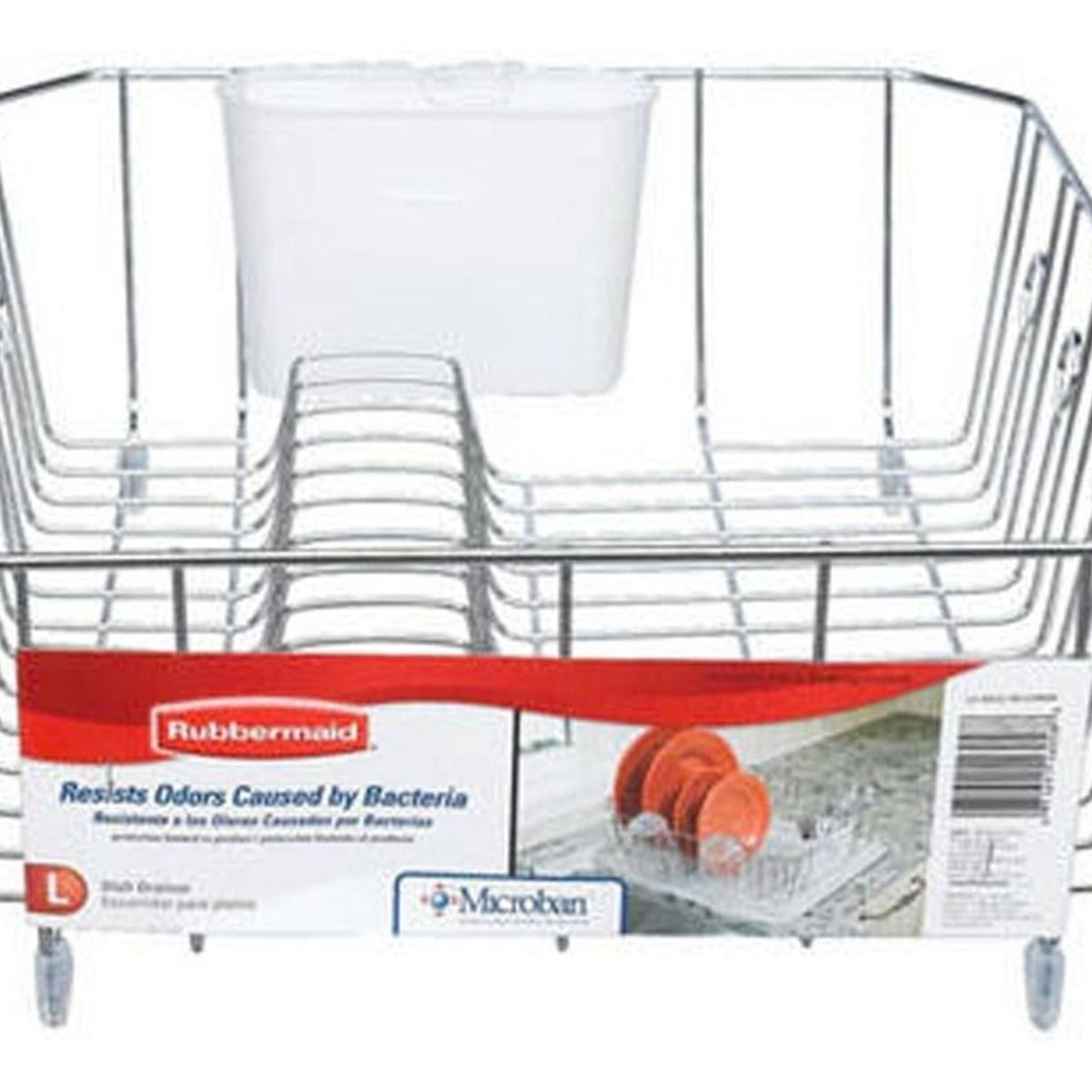 RUBBERMAID - Escurridor Platos  Acero Cromado Rubbermaid Locero