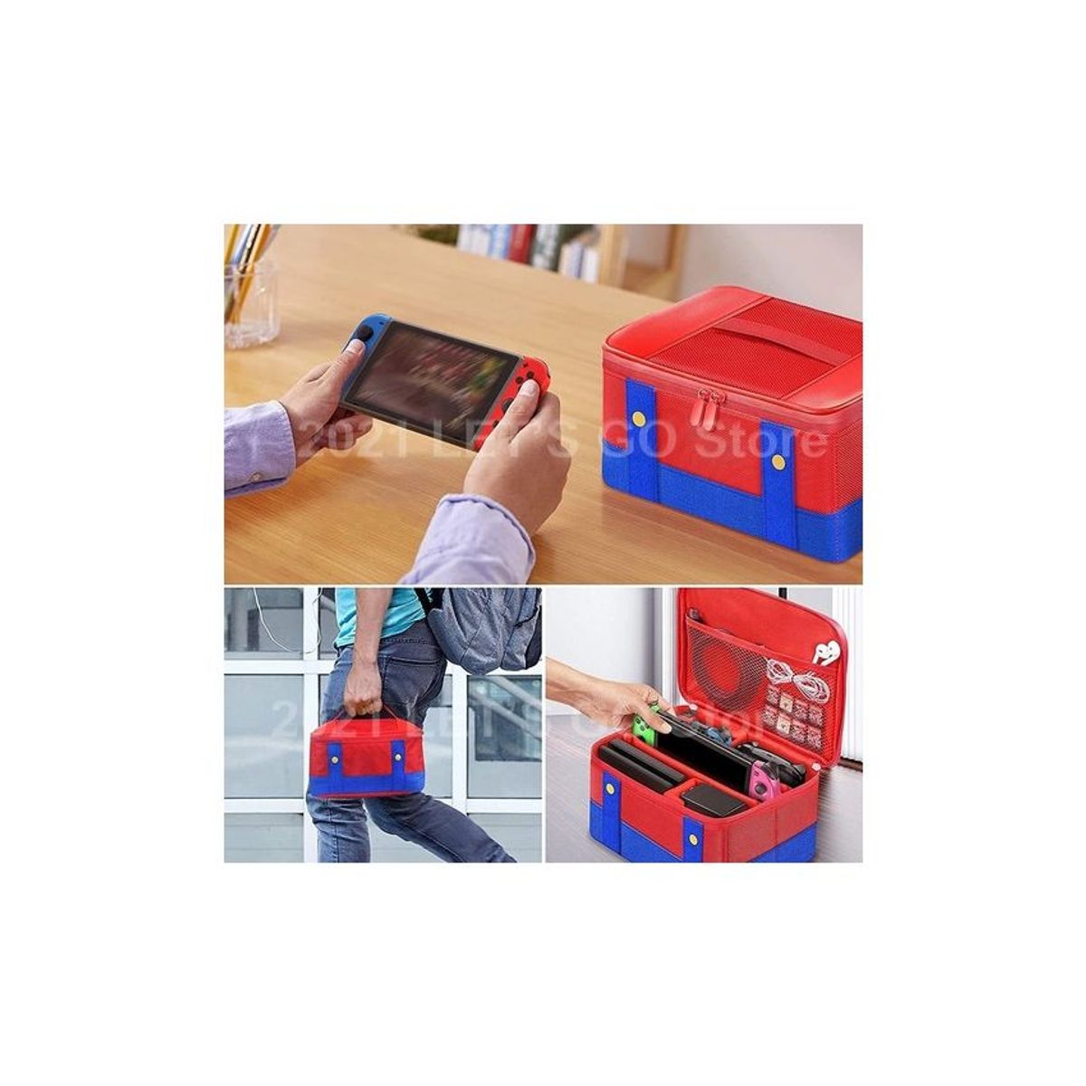 NINTENDO - Maleta estuche de viaje para nintendo switch multiprotección.