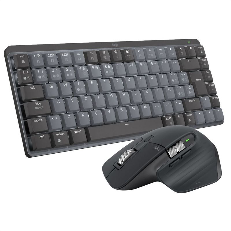 LOGITECH - Combo Logitech Teclado Mx Mechanical Mini  Mouse Master 3s