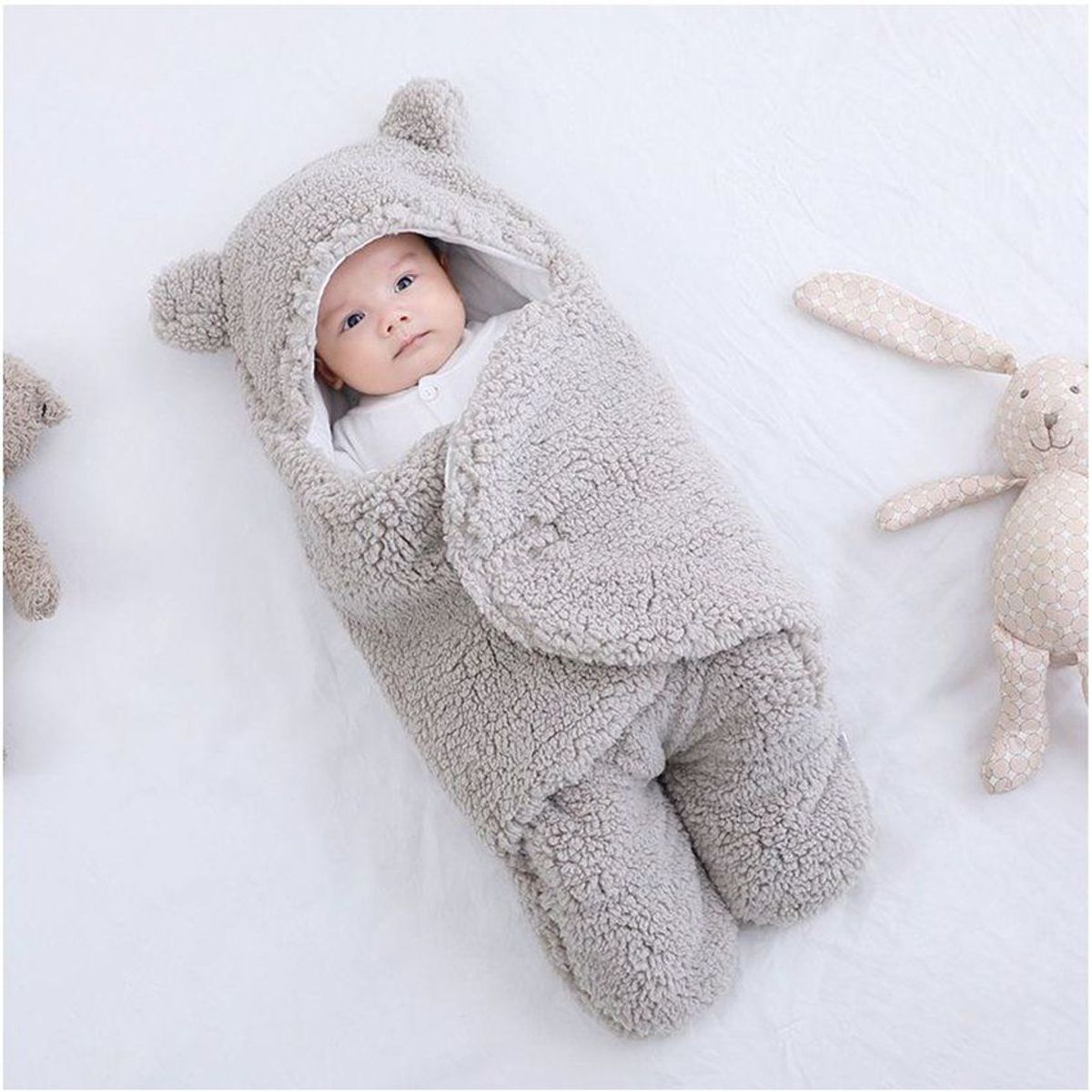 MULTIPLACE COLOMBIA - Sleeping para bebe termico en peluche 0-3 meses