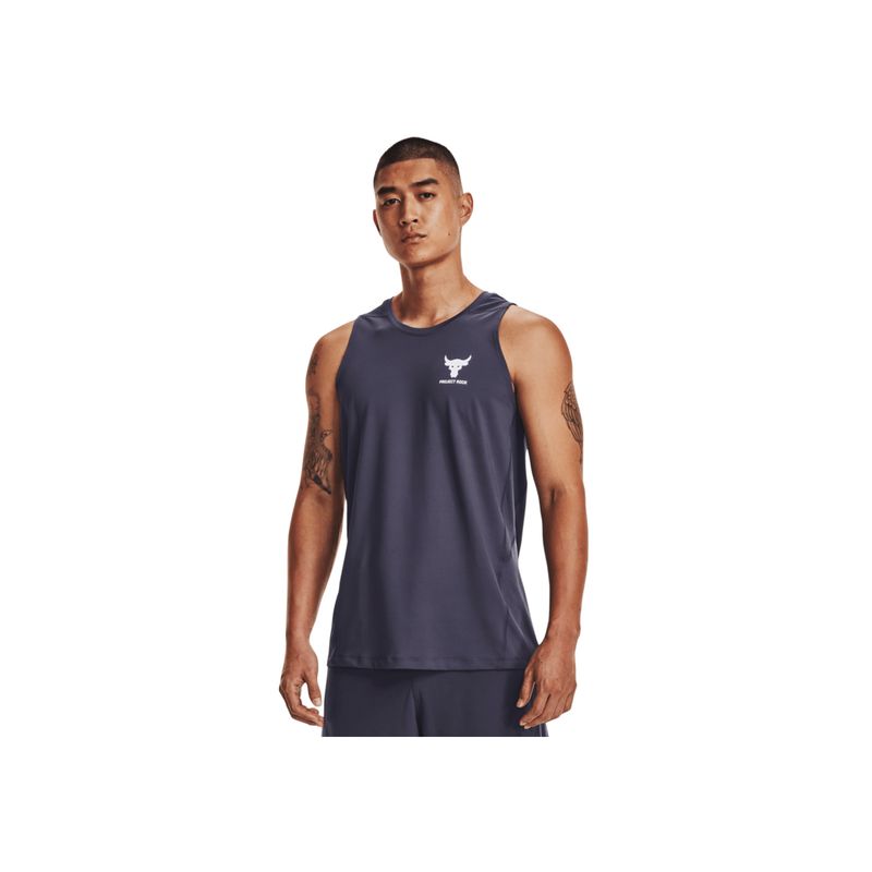UNDER ARMOUR - Camiseta Hombre Under Armour PJT RK ARMOPR FTD TK Gris UNDER ARMOUR.