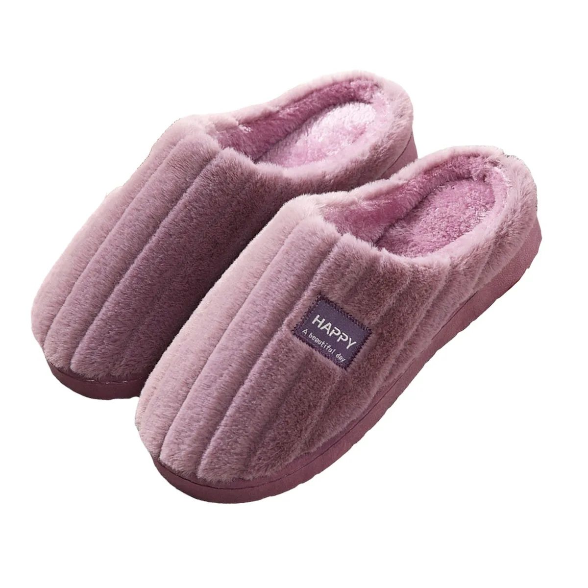 MULTIPLACE COLOMBIA - Pantuflas de peluche para mujer importadas-