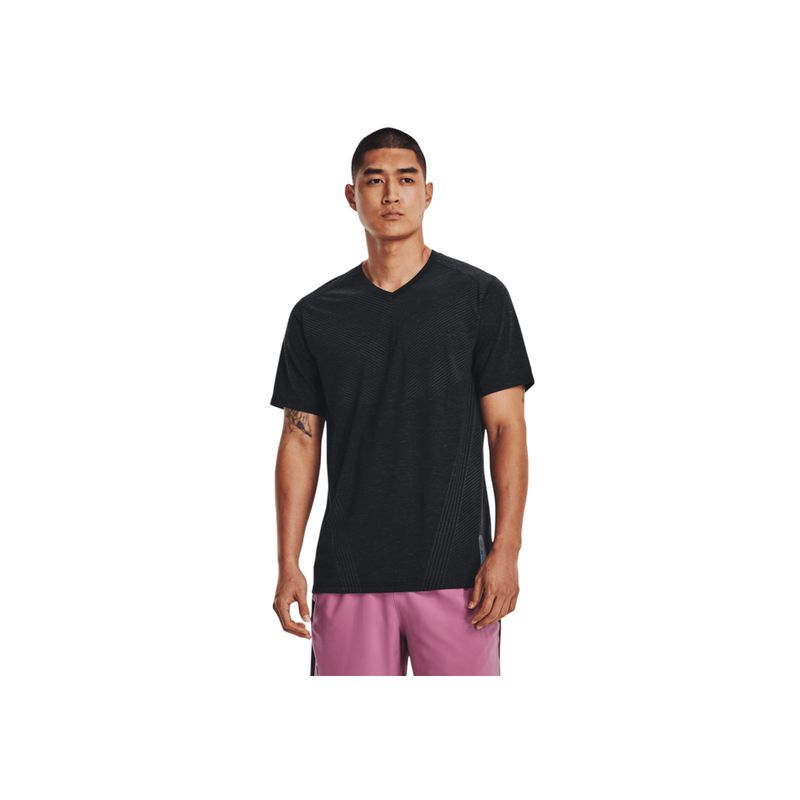 UNDER ARMOUR - Camiseta Hombre Under Armour RUN ANYWHERE BRZ TEE Negro UNDER ARMOUR
