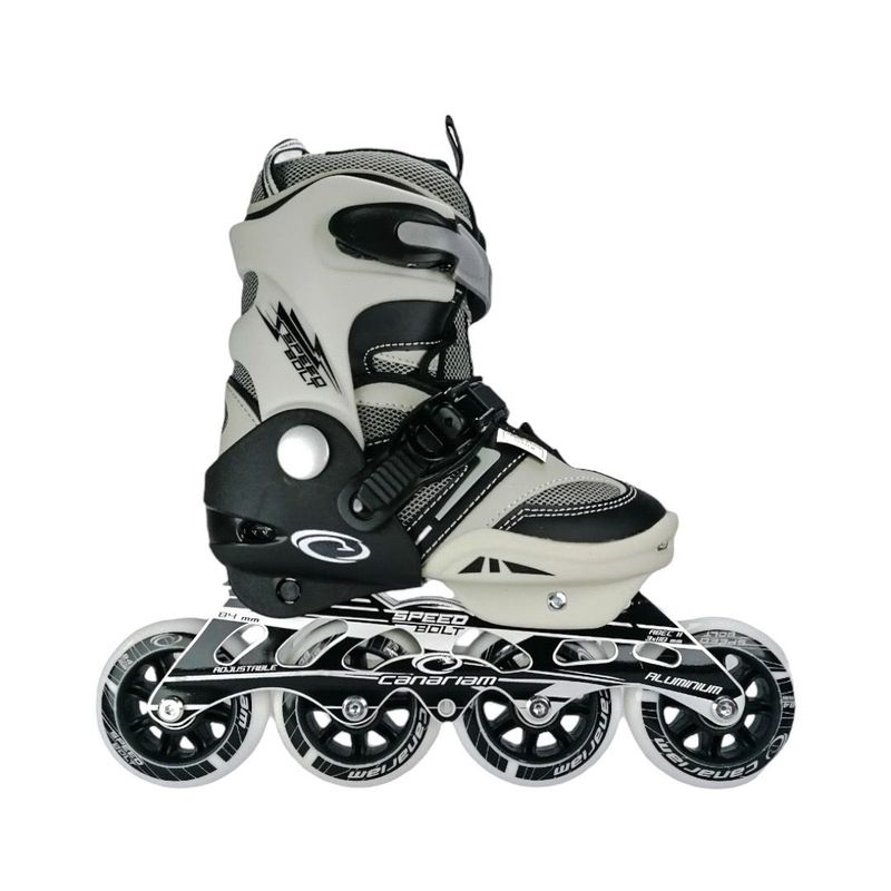 CANARIAM - Patines Linea Semiprofesionales Canariam Speed Bolt M Negro