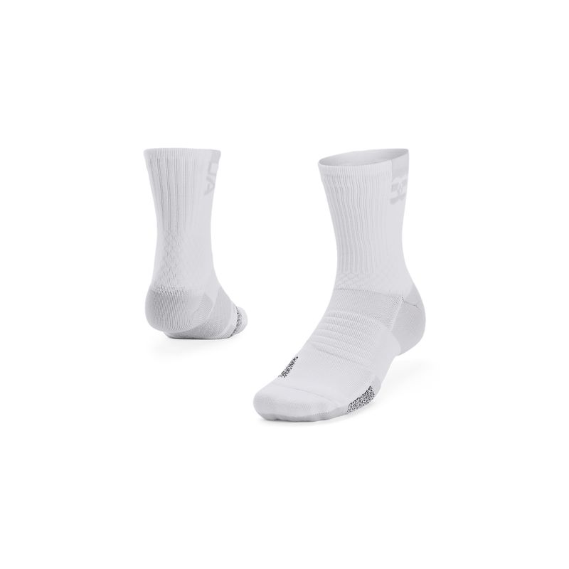 UNDER ARMOUR - Medias Hombre Under Armour AD PLAYMAKER 1PK Blanco UNDER ARMOUR