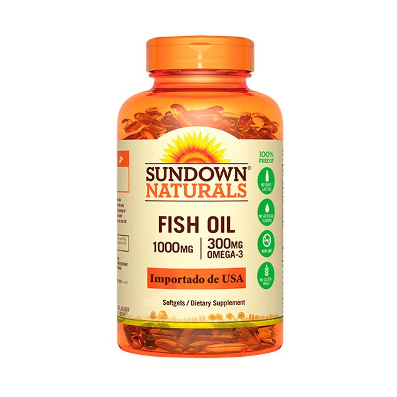 SUNDOWN - Fish Oil Sundown Naturals 1000mg X 120 Capsulas