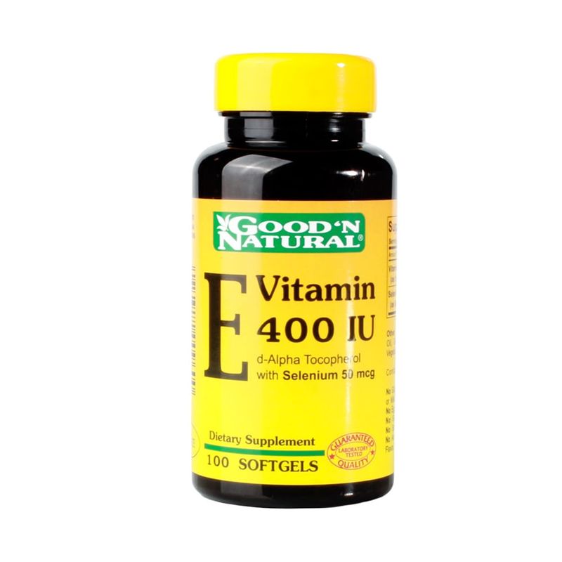 GOOD NATURAL - Vitamina E + Selenio Good Natural 400ui/50mcg X 100 Capsulas
