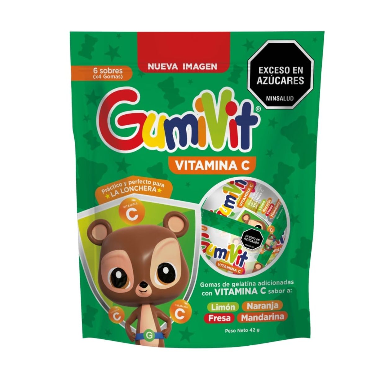 GUMIVIT - Gumivit Vitamina  C En Gomas  X 6 Sobres