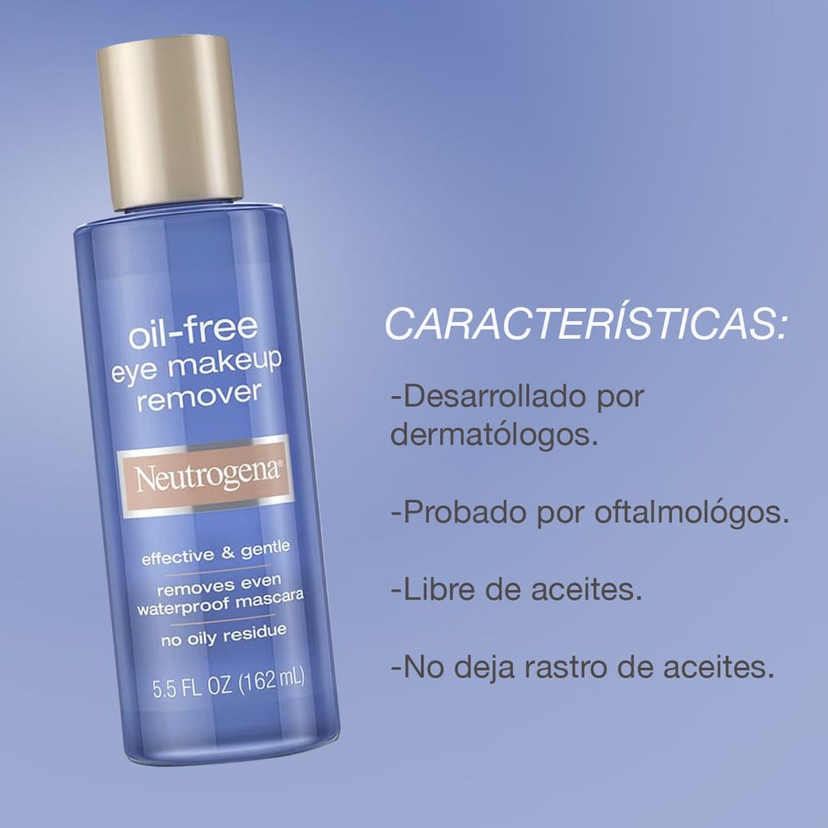 NEUTROGENA - Desmaquillante Ojos Neutrogena Oil Free X 162ml