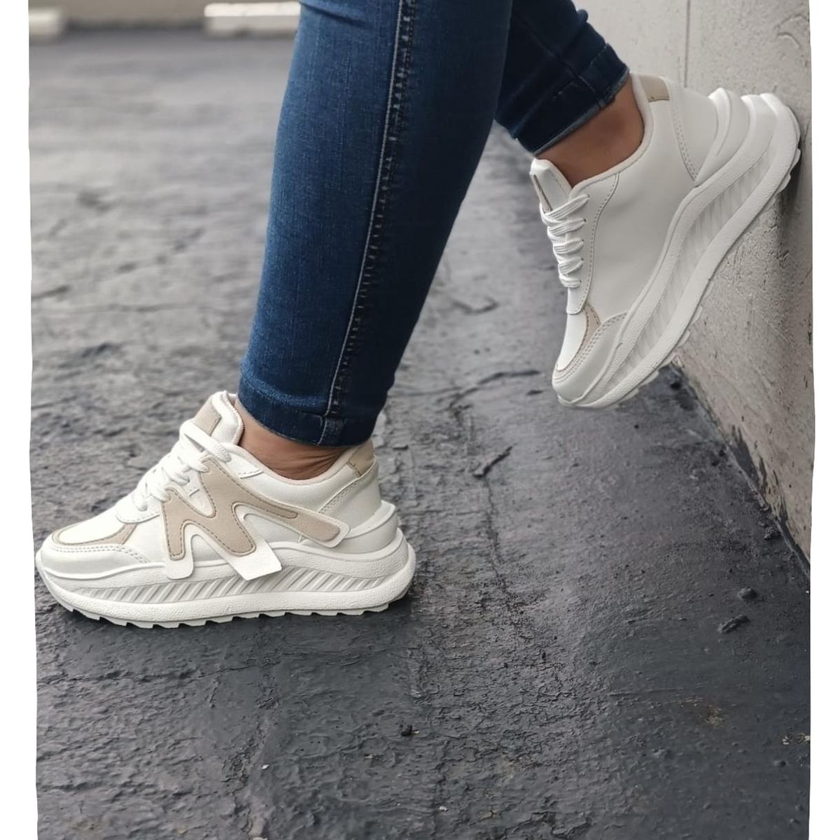 URBAN PLUS - TENIS PARA MUJER PLATAFORMA