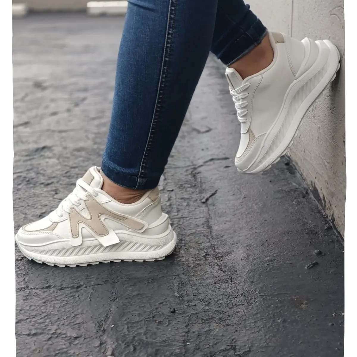 URBAN PLUS - TENIS PARA MUJER PLATAFORMA