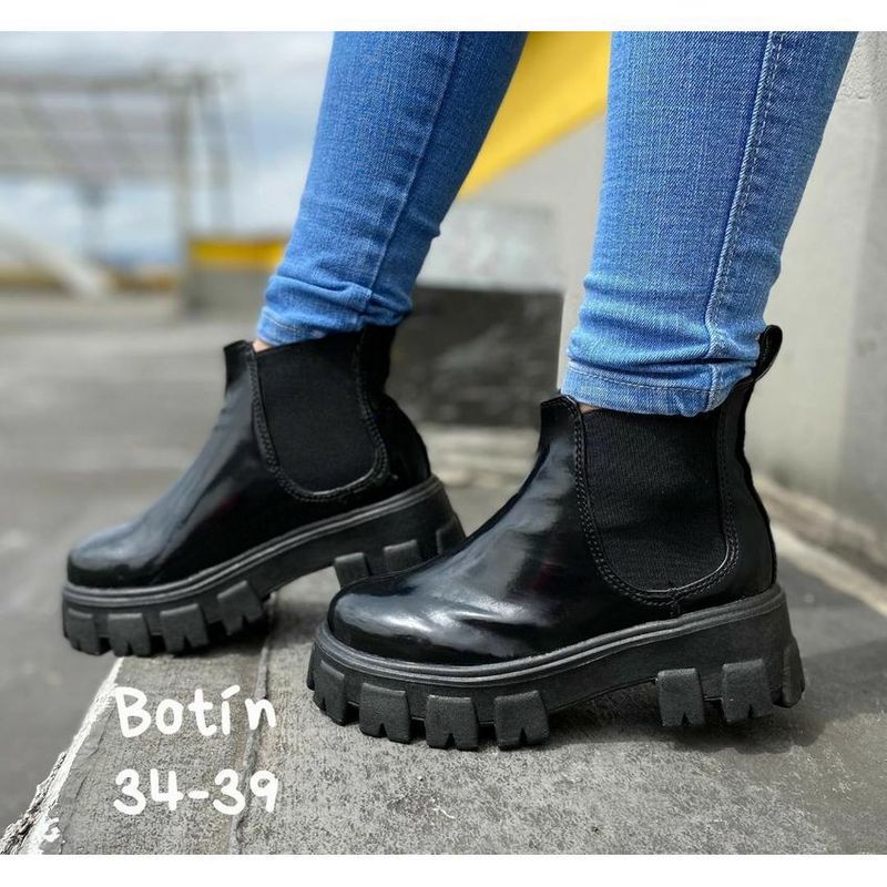 GENERICO - BOTIN PARA MUJER  NEGRO