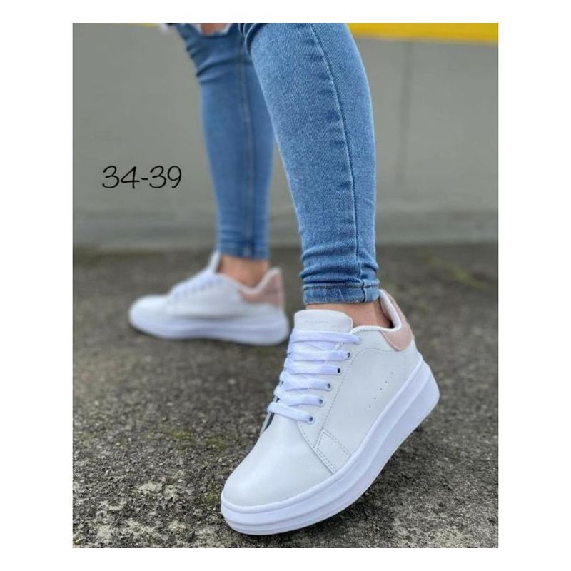 GENERICO - TENIS PARA MUJER COLOR BLANCO