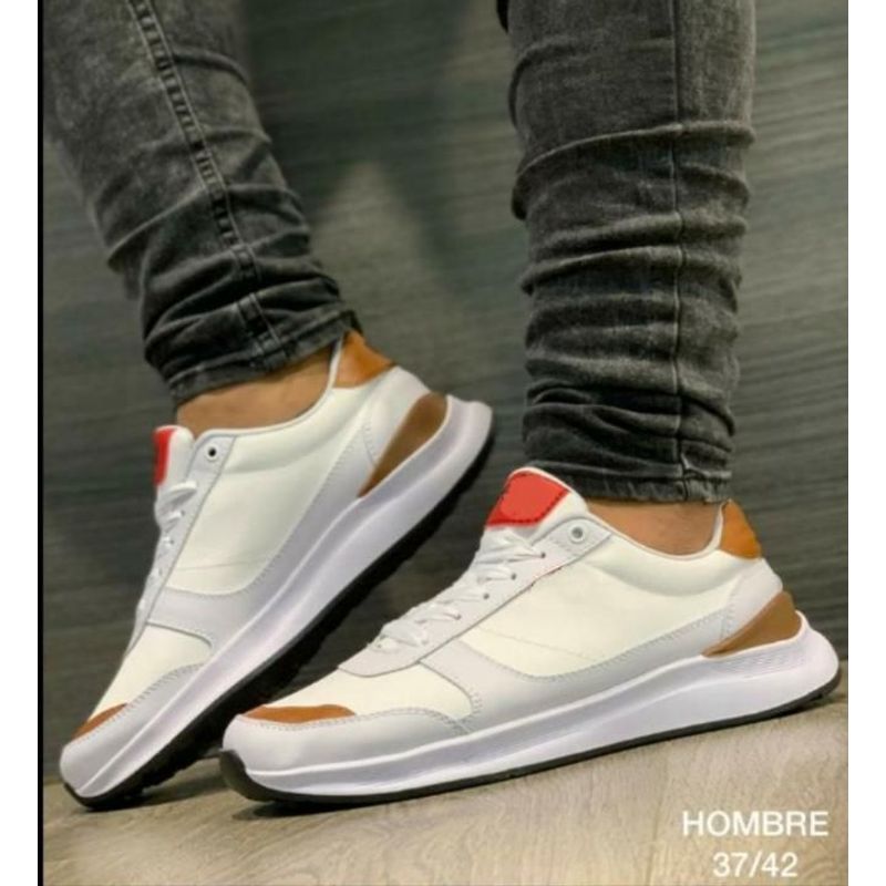 URBAN PLUS - TENIS PARA HOMBRE COLOR  BLANCO