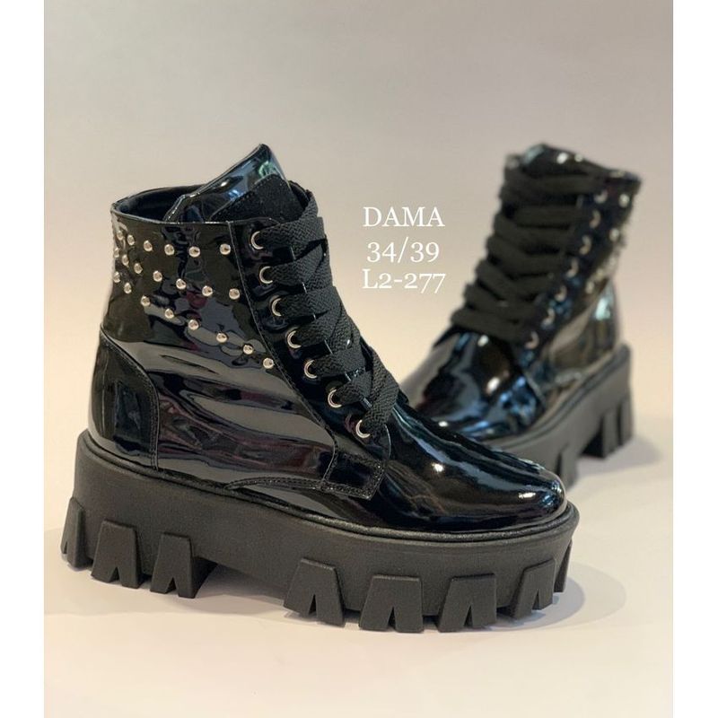 GENERICO - BOTAS PARA  MUJER COLOR NEGRO