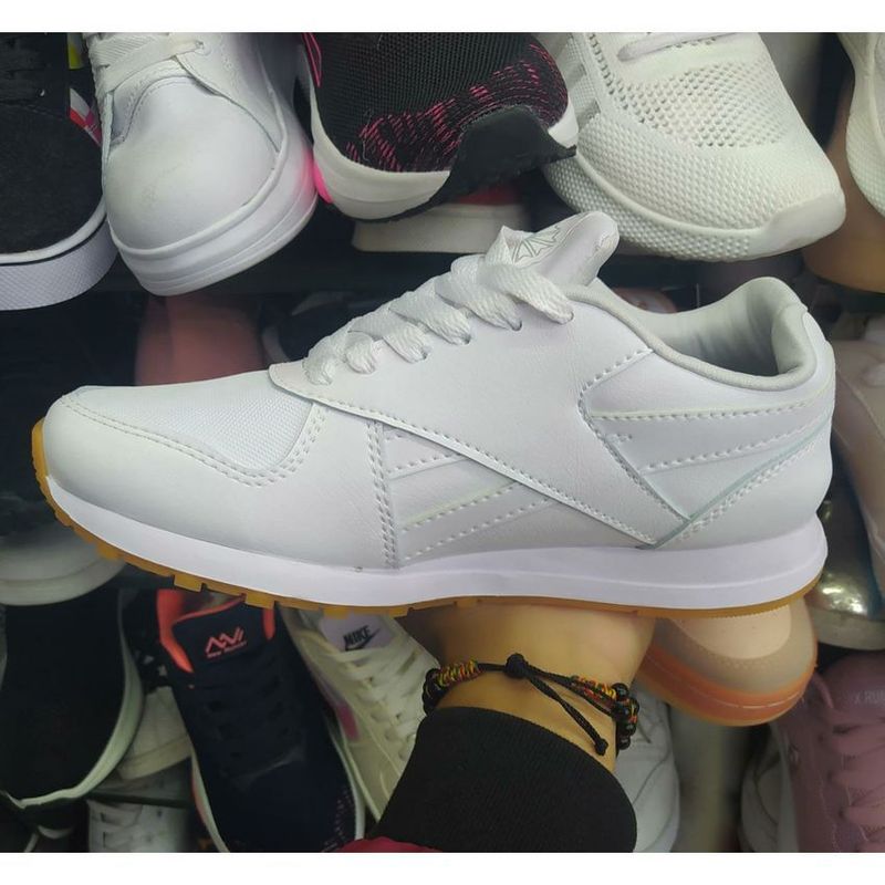 GENERICO - TENIS UNISEX COLOR BLANCO
