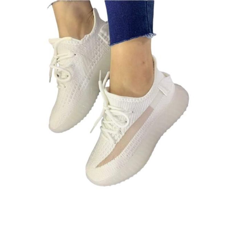 GENERICO - TENIS UNISEX SUELA EN GOMA COLOR BLANCO