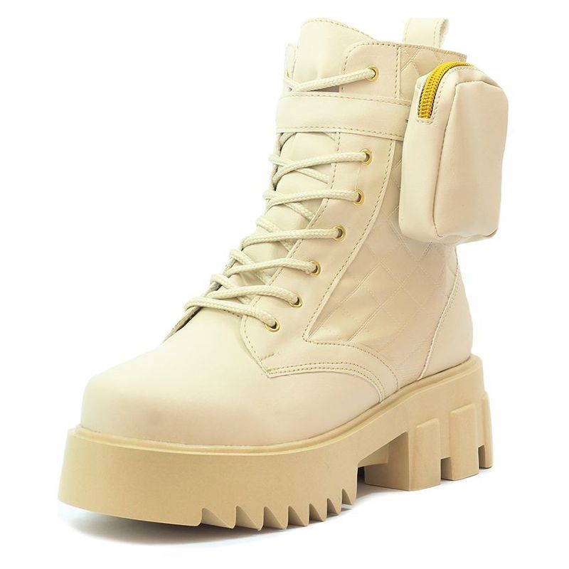 MOOPY - BOTA BEIGE MOOPY BL-208 BOLSILLO