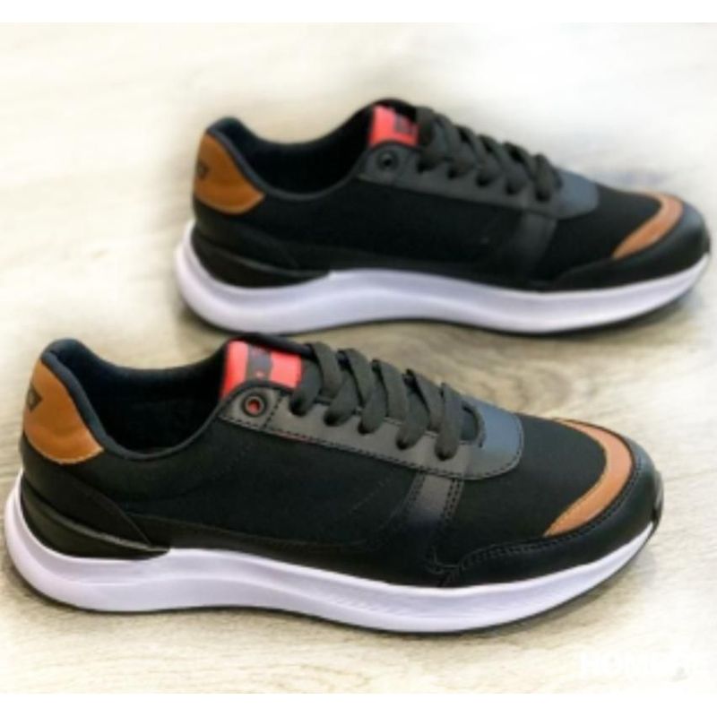 GENERICO - TENIS PARA CABALLERO COLOR NEGRO.