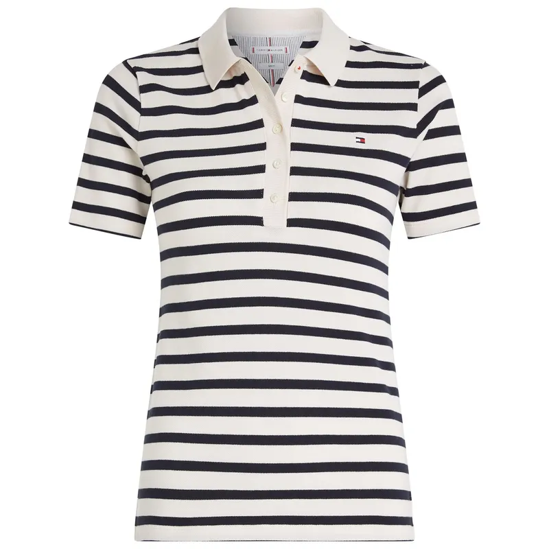 TOMMY HILFIGER - Polo 1985 De Corte Slim Mujer  Tommy Hilfiger