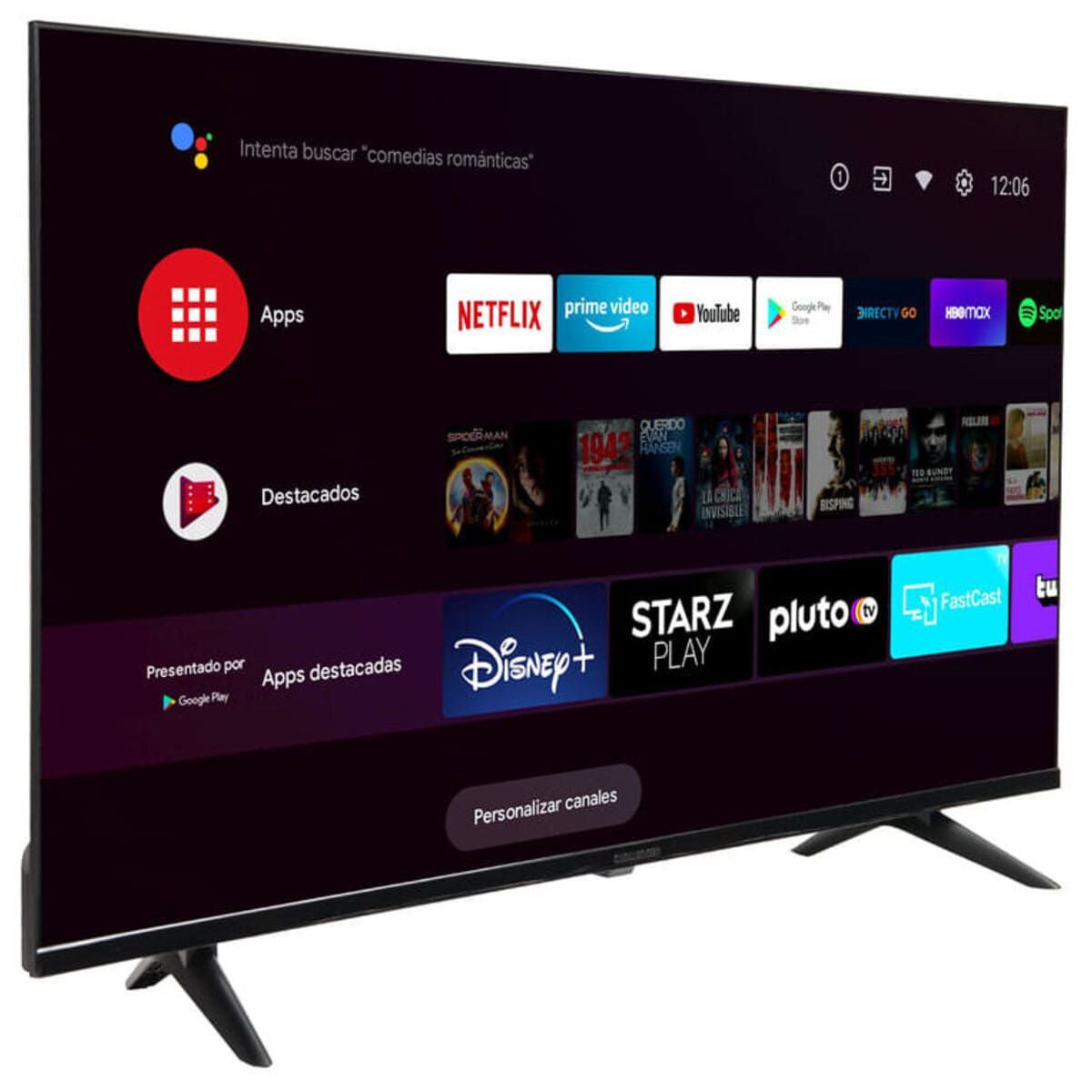 CHALLENGER - Televisor Challenger 43 Led Fhd Smart Tv  LED 43LO69 BT ANDROID T2