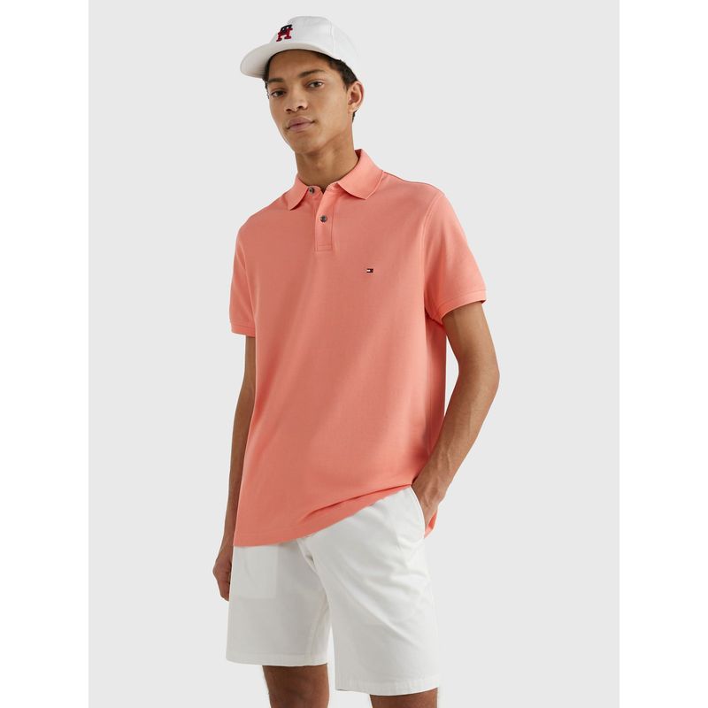 TOMMY HILFIGER - Polo Para Hombre Rosa Tommy Hilfiger