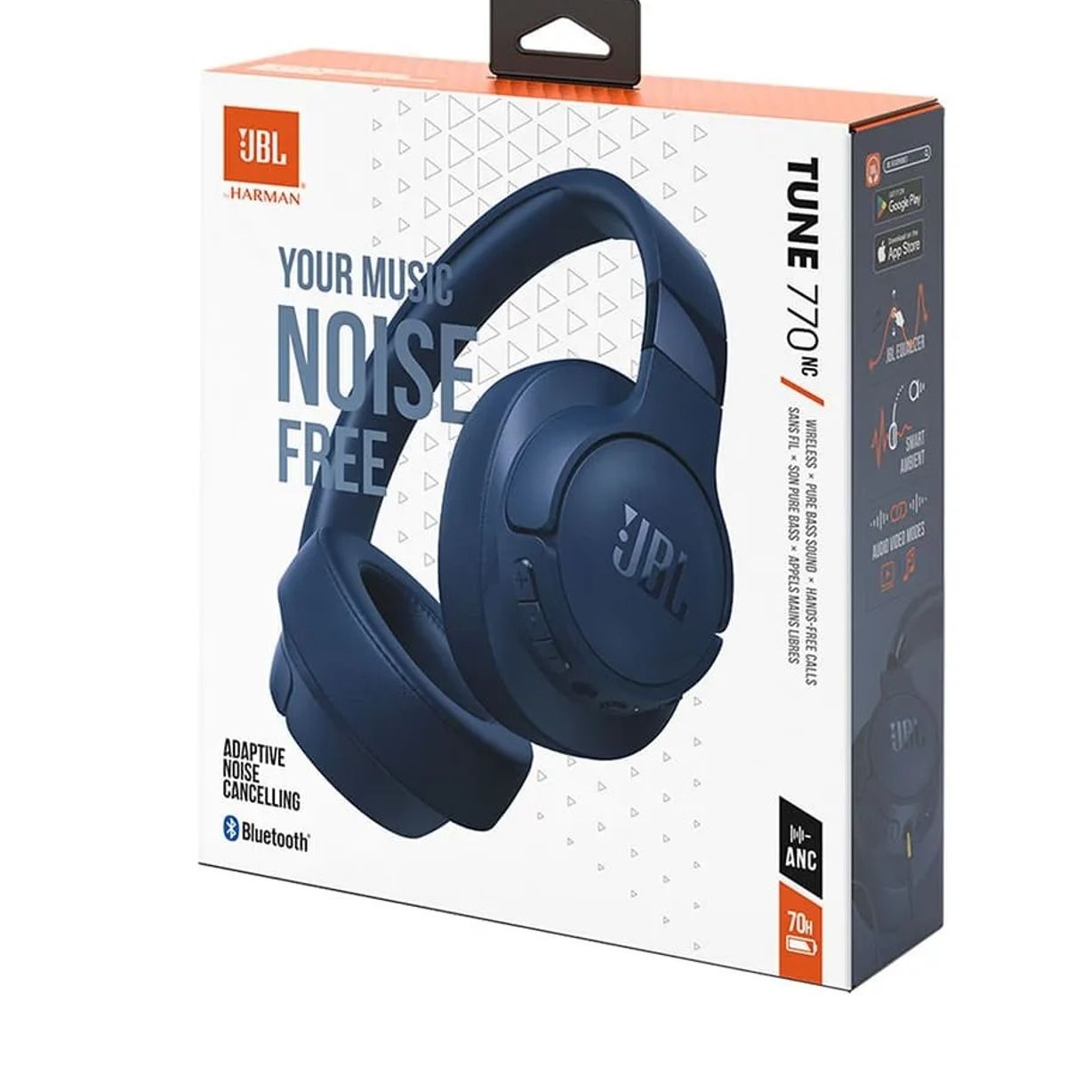 JBL - Audifonos inalambricos Jbl 770 Nc Bluetooth Azul
