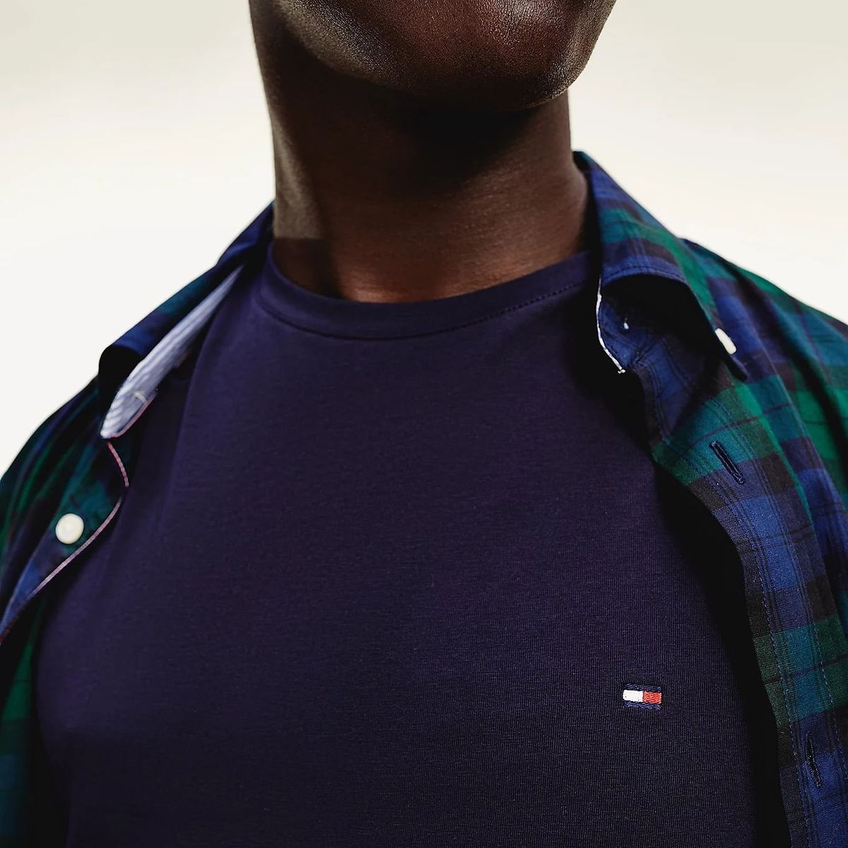 TOMMY HILFIGER - Camiseta De Manga Larga Con Corte Slim