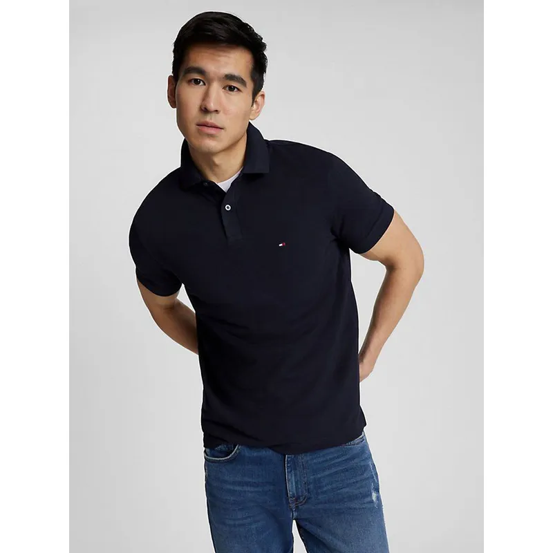 TOMMY HILFIGER - Polo De Ajuste Regular Hombre Azul Tommy Hilfiger