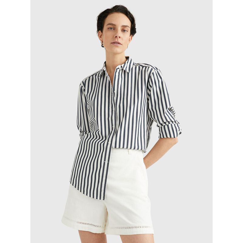 TOMMY HILFIGER - Camisa 1985 Collection Con Corte Amplio Mujer  Tommy Hilfiger