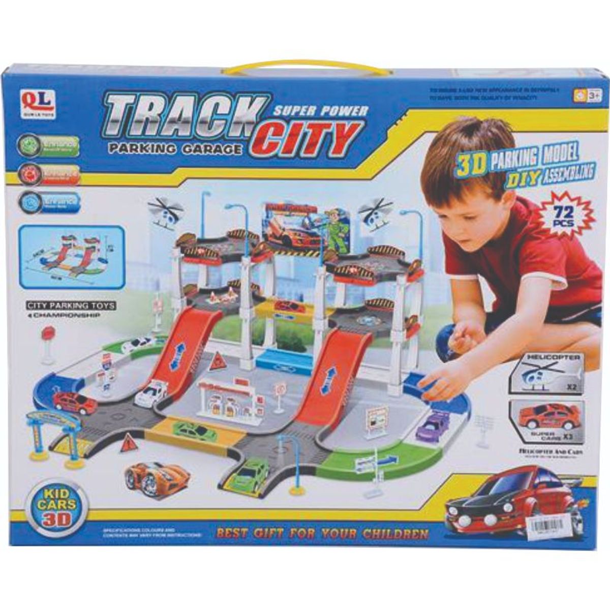 JUGUETELANDIA - Set Parking Track City Caja
