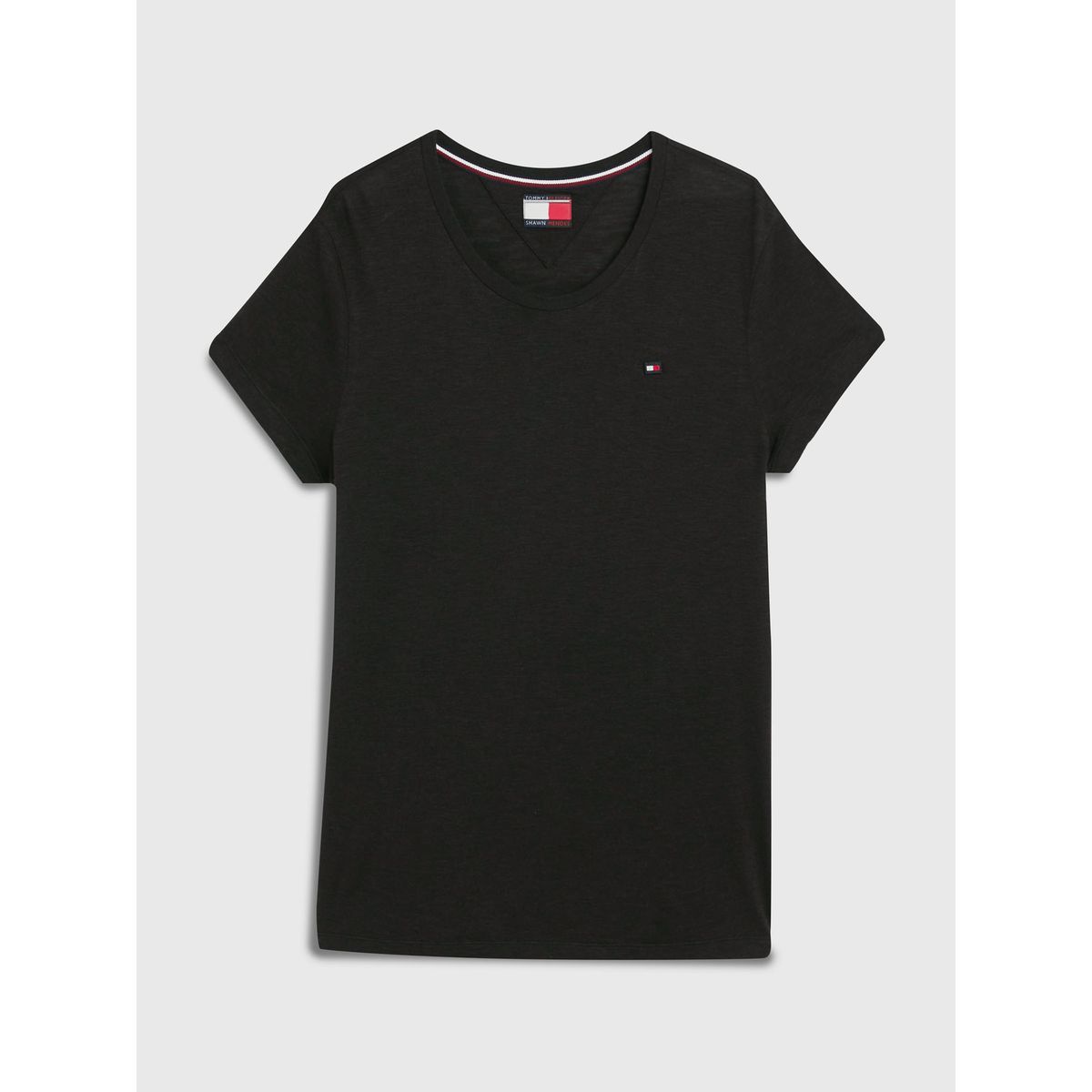 TOMMY HILFIGER - Camiseta Tommy Hilfiger X Shawn Mendes De Diseño Dual Gender Y Corte Slim Mujer Negro Tommy Hilfiger