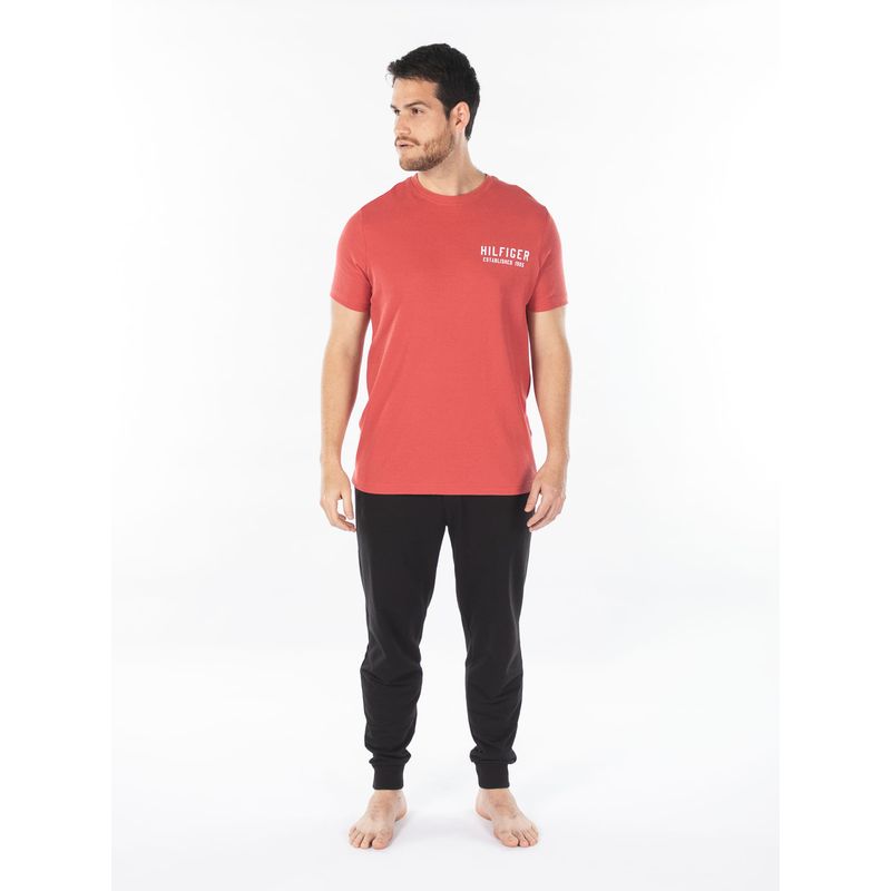 TOMMY HILFIGER - Camiseta de Pijama Coral Con Logo para Hombre Tommy Hilfiger