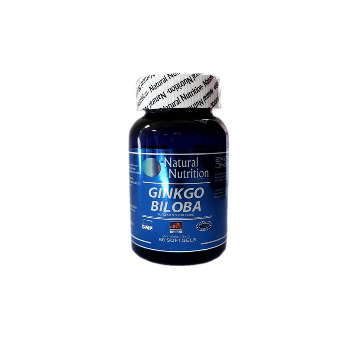 NATURAL NUTRITION - Ginkgo Biloba Natural Nutrition X 60 Capsulas
