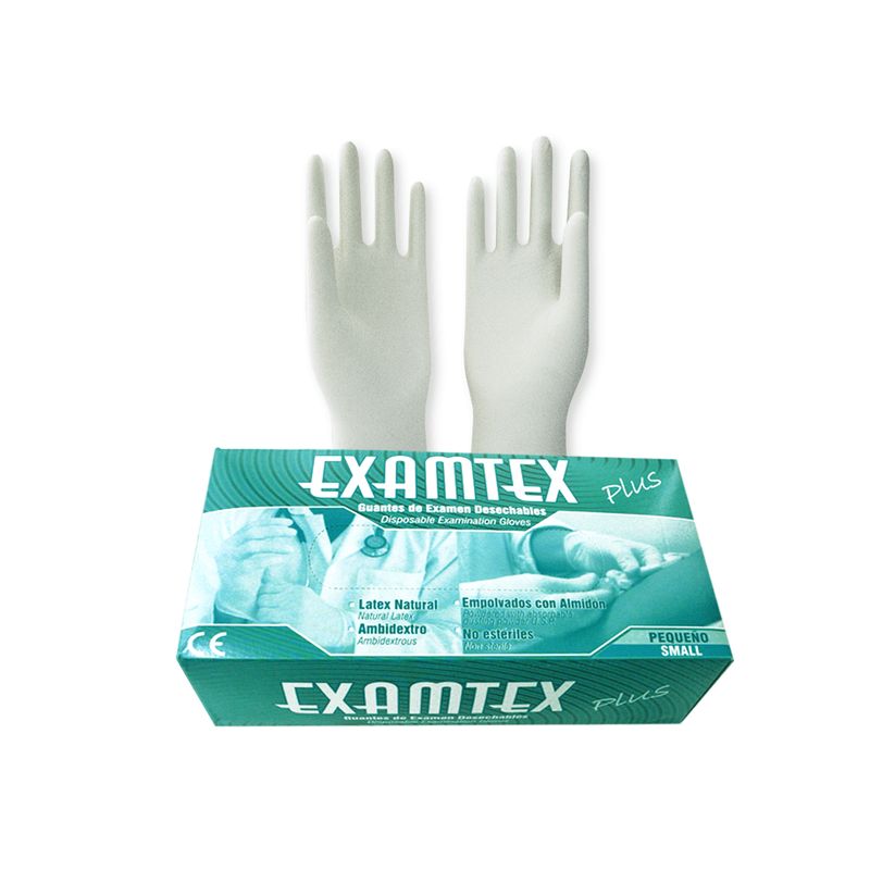 GENERICO - Guantes De Latex Examtex Talla S